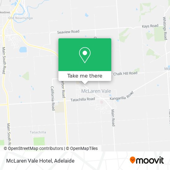 McLaren Vale Hotel map