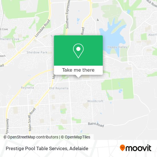 Prestige Pool Table Services map