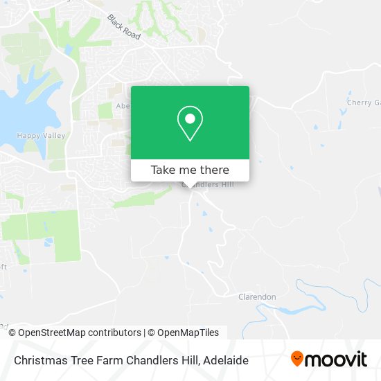 Christmas Tree Farm Chandlers Hill map
