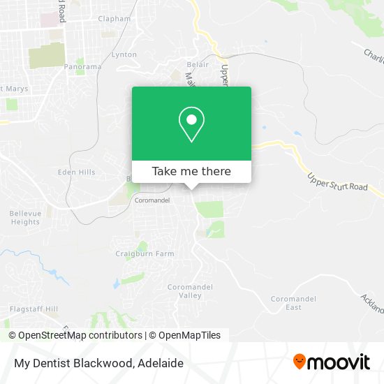 My Dentist Blackwood map