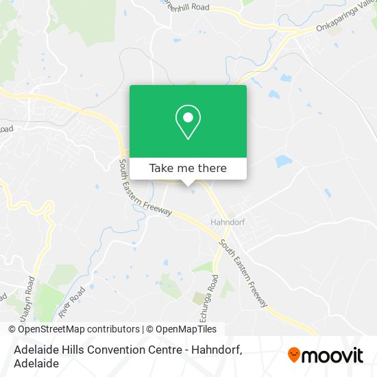 Adelaide Hills Convention Centre - Hahndorf map