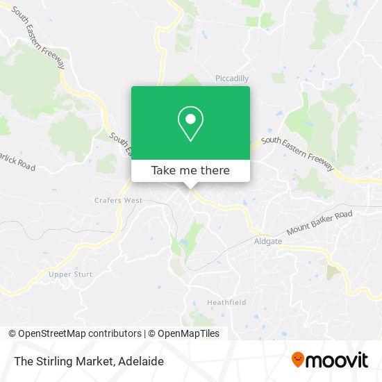 The Stirling Market map