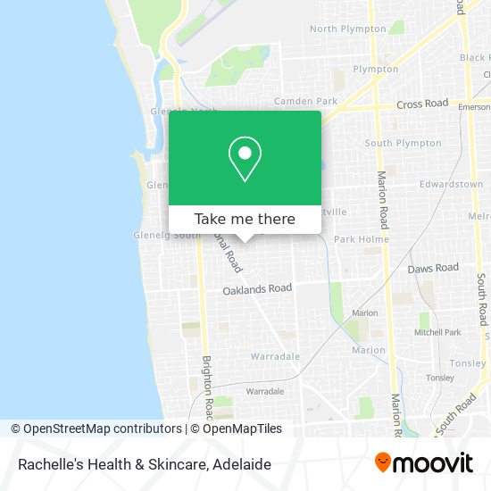 Rachelle's Health & Skincare map