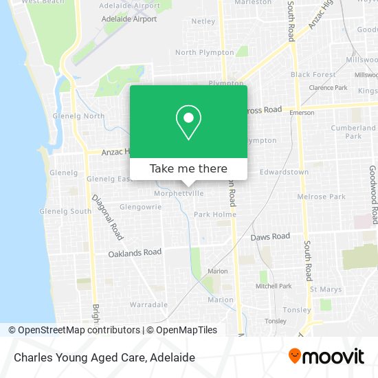 Charles Young Aged Care map