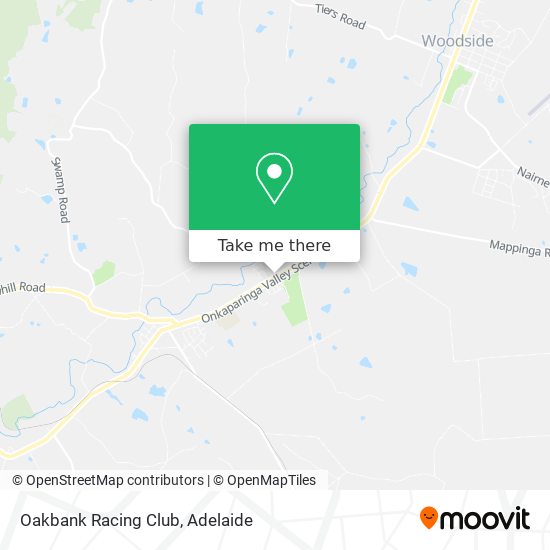 Mapa Oakbank Racing Club