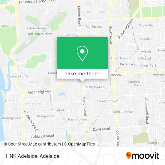 HNK Adelaide map