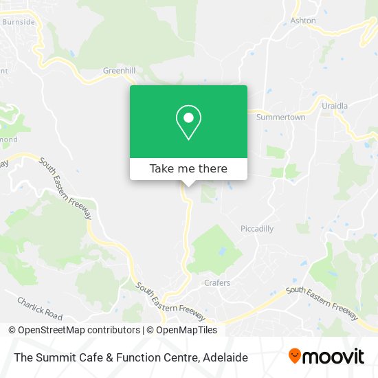 The Summit Cafe & Function Centre map