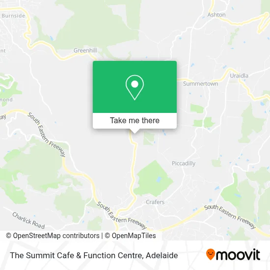 Mapa The Summit Cafe & Function Centre