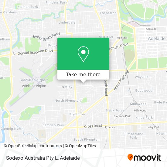 Sodexo Australia Pty L map