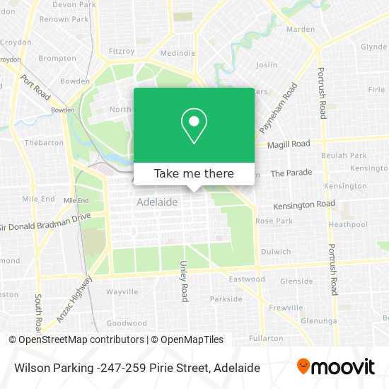 Mapa Wilson Parking -247-259 Pirie Street