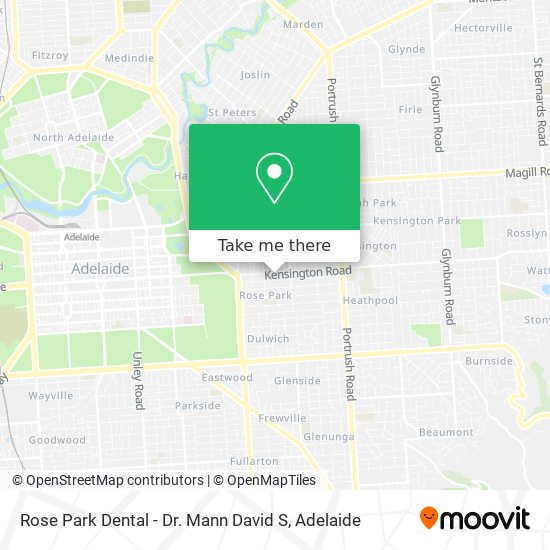 Rose Park Dental - Dr. Mann David S map