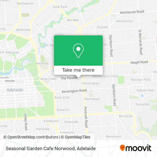 Seasonal Garden Cafe Norwood map