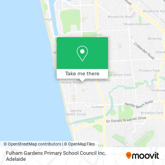 Fulham Gardens Primary School Council Inc map