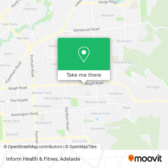 Inform Health & Fitnes map