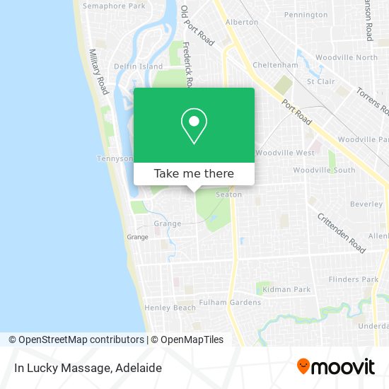 In Lucky Massage map