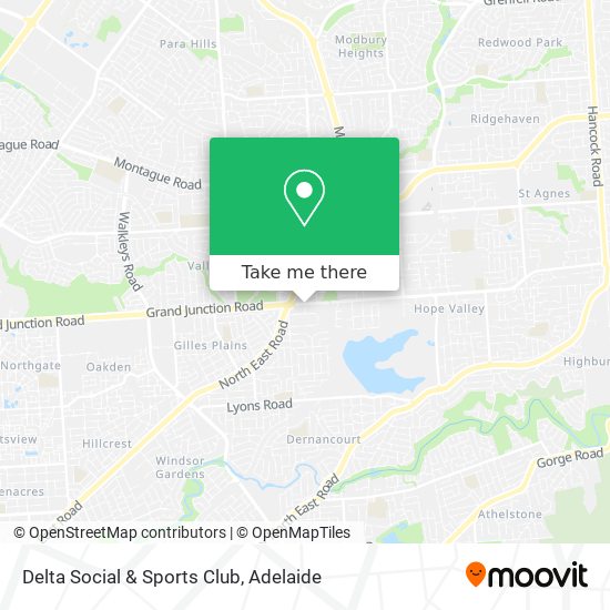 Delta Social & Sports Club map