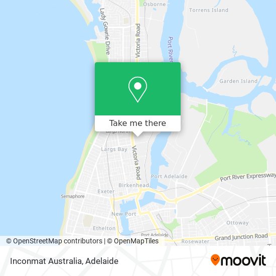 Inconmat Australia map