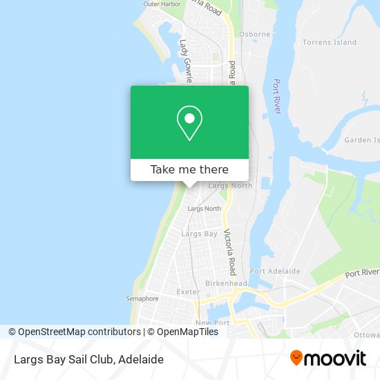 Largs Bay Sail Club map