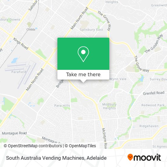 South Australia Vending Machines map