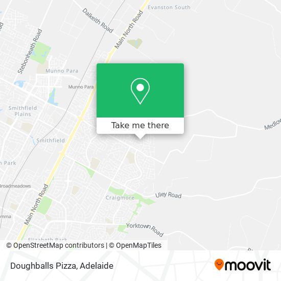 Doughballs Pizza map