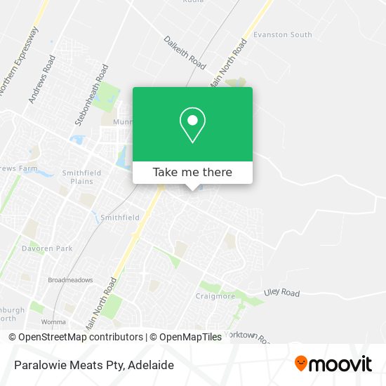 Mapa Paralowie Meats Pty