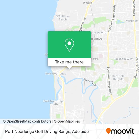 Port Noarlunga Golf Driving Range map