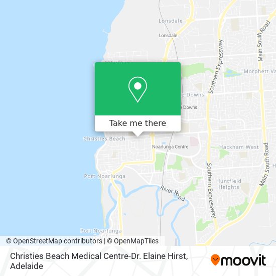 Christies Beach Medical Centre-Dr. Elaine Hirst map