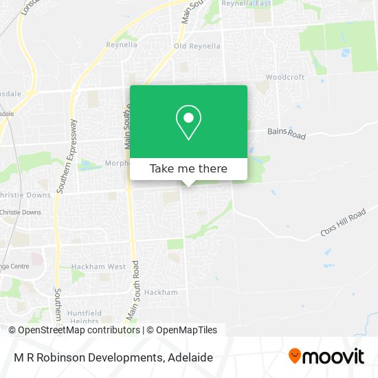 M R Robinson Developments map