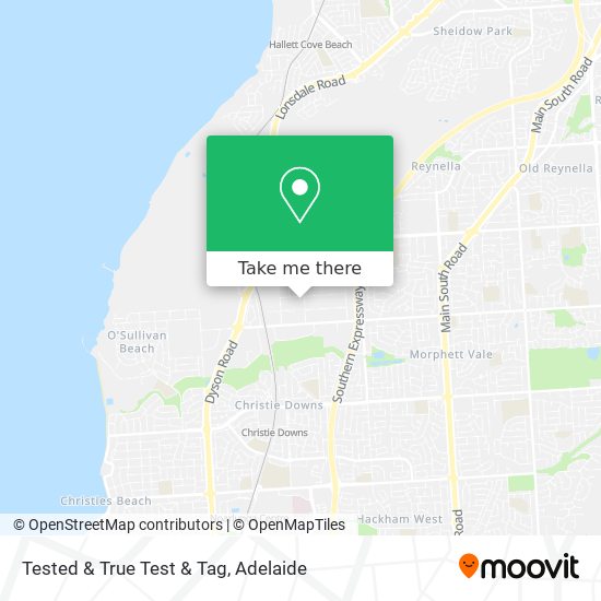 Tested & True Test & Tag map