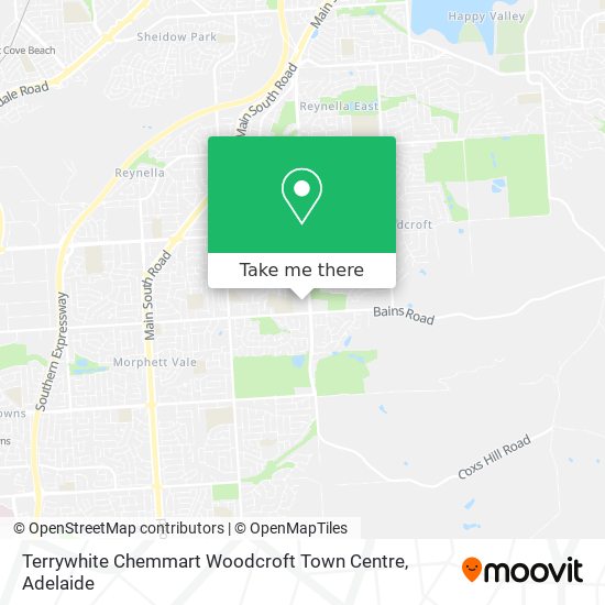 Terrywhite Chemmart Woodcroft Town Centre map