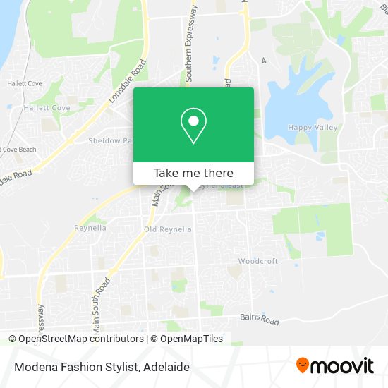 Modena Fashion Stylist map