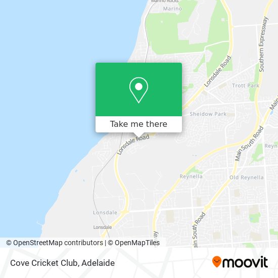 Mapa Cove Cricket Club