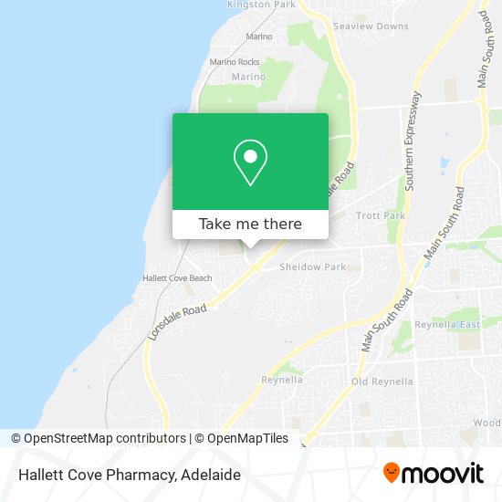 Mapa Hallett Cove Pharmacy