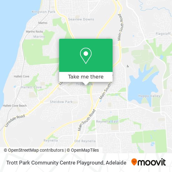 Trott Park Community Centre Playground map