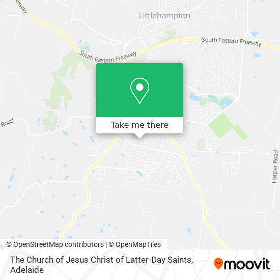 The Church of Jesus Christ of Latter-Day Saints map