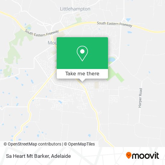 Sa Heart Mt Barker map