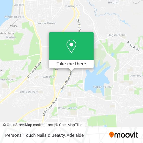 Personal Touch Nails & Beauty map