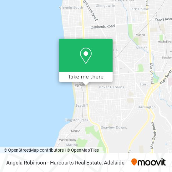 Mapa Angela Robinson - Harcourts Real Estate