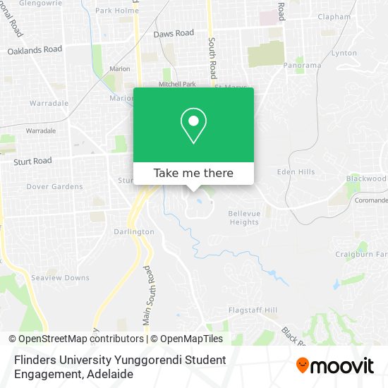 Flinders University Yunggorendi Student Engagement map