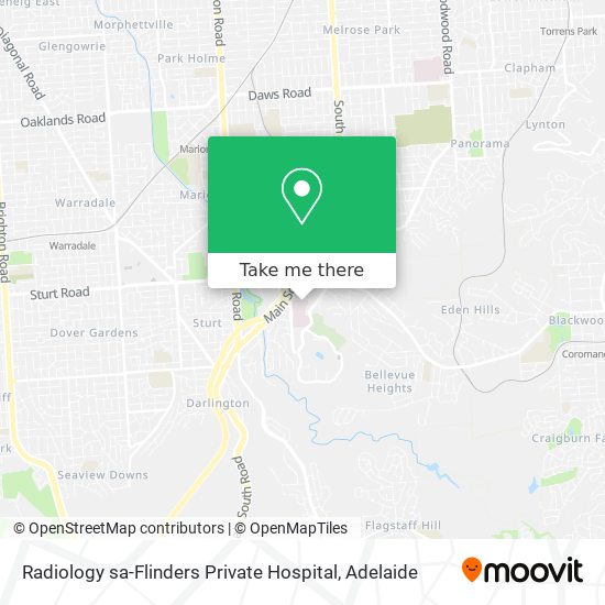 Mapa Radiology sa-Flinders Private Hospital