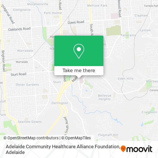 Adelaide Community Healthcare Alliance Foundation map