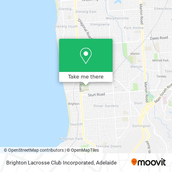 Mapa Brighton Lacrosse Club Incorporated