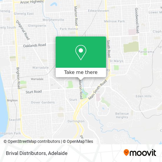 Brival Distributors map