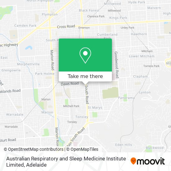 Australian Respiratory and Sleep Medicine Institute Limited map