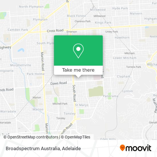 Mapa Broadspectrum Australia