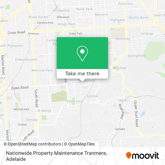 Mapa Nationwide Property Maintenance Tranmere