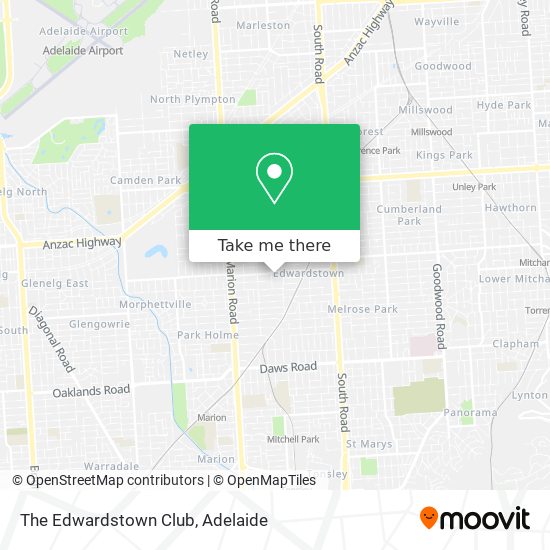 Mapa The Edwardstown Club