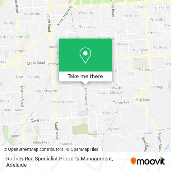 Mapa Rodney Rea Specialist Property Management