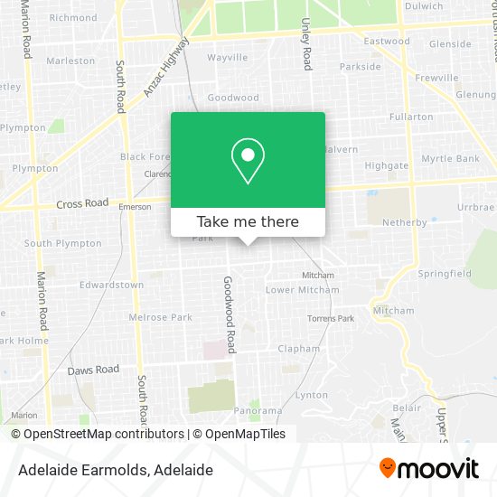 Adelaide Earmolds map