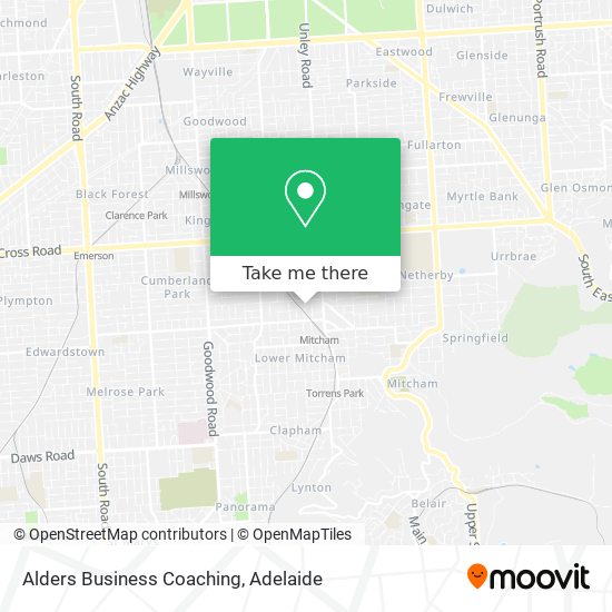 Alders Business Coaching map